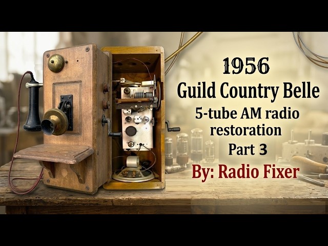 How to Restore a 1956 Guild Country Belle AM Radio | Part 3: Beginner Tutorial