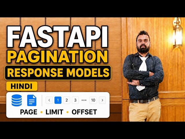 FastAPI Pagination & Response Models | Page, Limit, Offset | Hindi