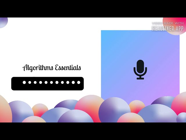 Algorithm Essentials - Episode 2