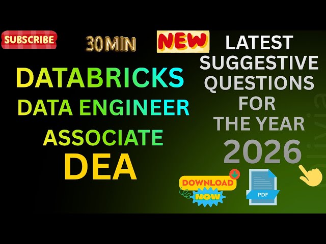 Databricks Data Engineer Associate (DEA) | Year 2026 Suggestive Questions | Part-I