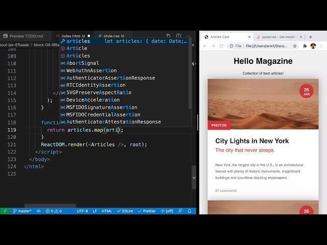 Create Multiple Cards with React Components