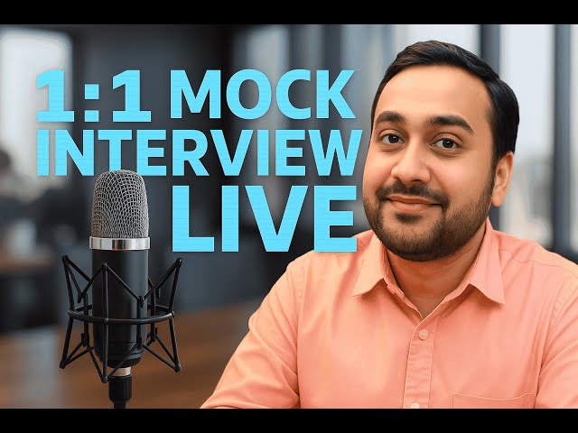 Java Developer Mock Interview session LIVE for 3.2 years experience candidate