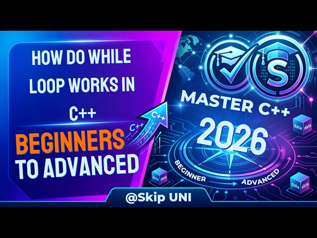 Lec-27: How Do While Loop Works in C++ Programming | Control Flow Statements | C++ for Beginners