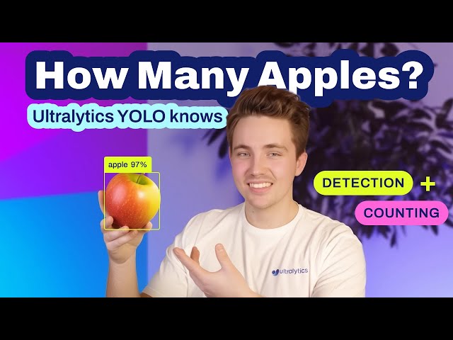 How to Perform Real-Time Object Counting with Ultralytics YOLO11 | Apples on a Moving Conveyor Belt🍏