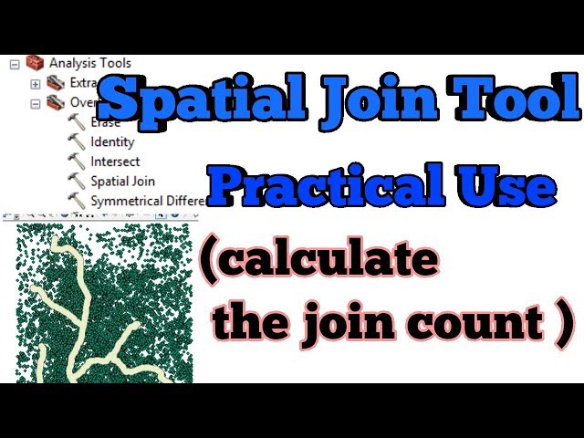 GIS Tutorial   Spatial Join Tool Simple application