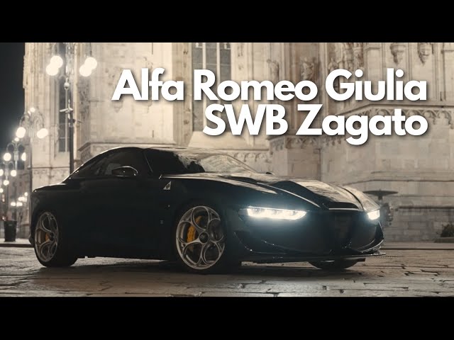 Alfa Romeo Giulia SWB Zagato - A Unique Masterpiece Cruising Milan's Streets