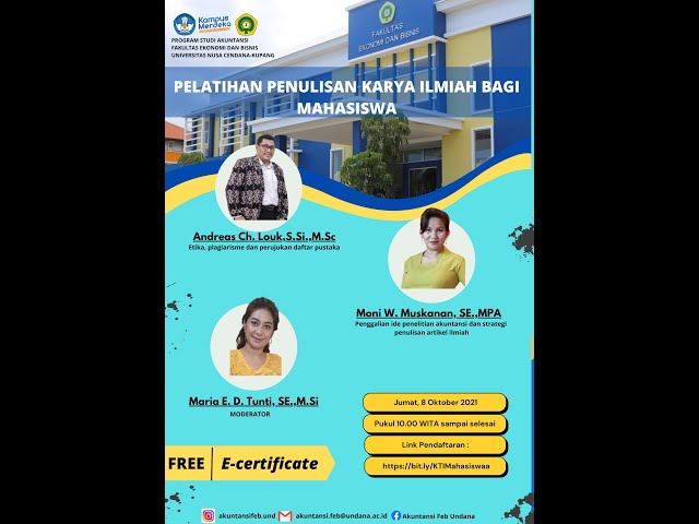 Pelatihan Penulisan Karya Ilmiah