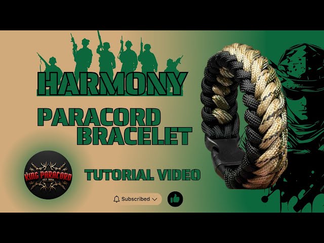 How to Make the HARMONY Paracord Bracelet | Step-by-Step Tutorial #paracordbracelet #diy #handmade