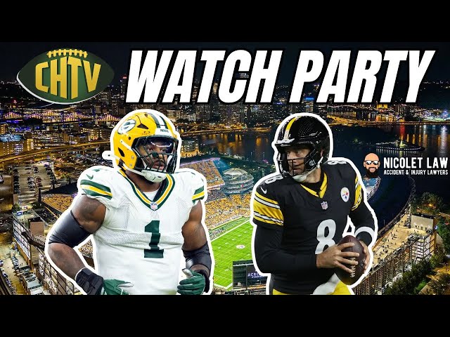 2025 CHTV Watch Party: Green Bay Packers vs Pittsburgh Steelers