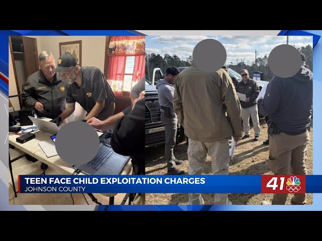 Johnson County Sheriff: 19-year-old arrested, faces 20 child exploitation charges