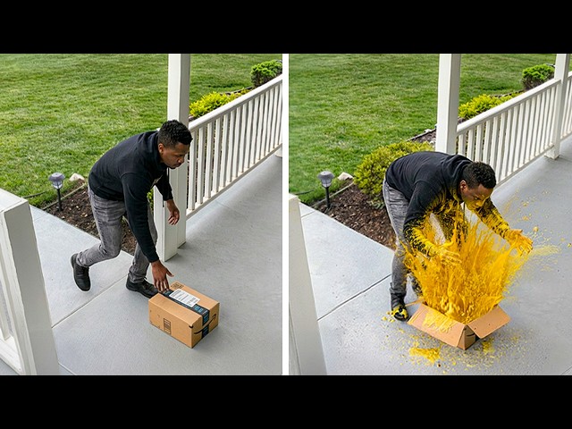 When Package Thieves Get Owned By Hidden Traps!