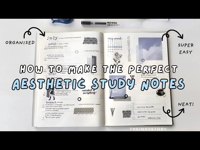  How to Take Aesthetic Study Notes | Take Pretty and Effective Study Notes