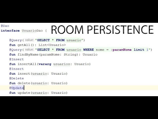 #18 - Room Persistence com Kotlin - Curso de desenvolvimento de aplicativos para Android