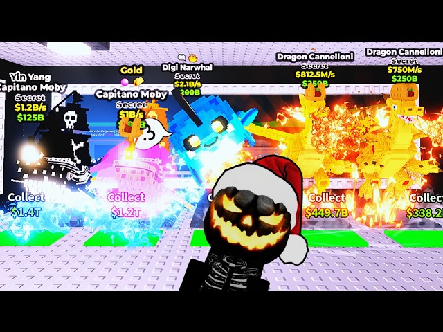 STEALING RAREST BRAINROTS FOR 1 YEAR ANNIVERSARY! IN STEAL A BRAINROT ROBLOX!