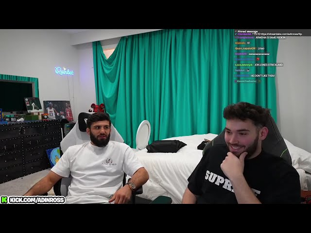 ADIN ROSS X ARMAN TSARUKYAN X MMA GURU KICK STREAM