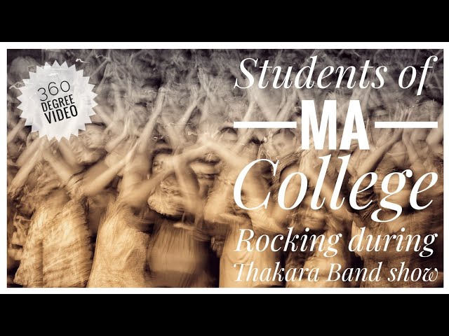 Students of MA College,Kothamangalam rocking to Gabriyelinte song performed by Thakara