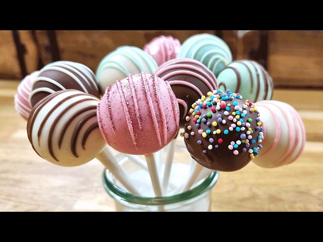 Easy Cake pops Recipe for Beginners🍭Homemade Cake pop