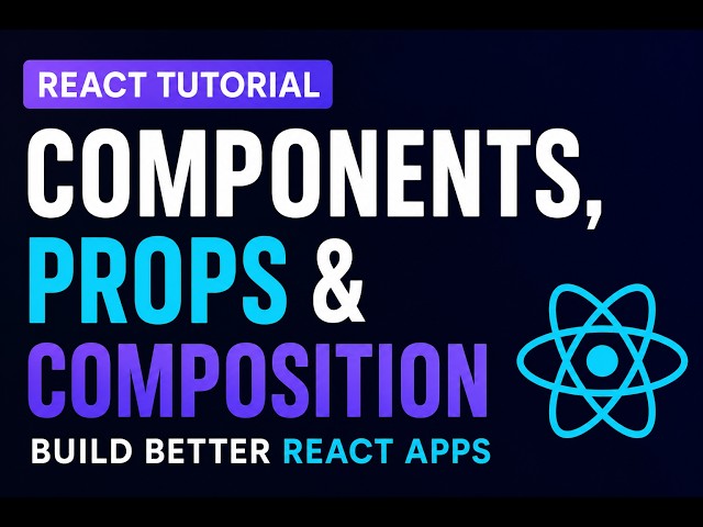 React Components, Props & Composition | Complete Visual Guide (React 19)