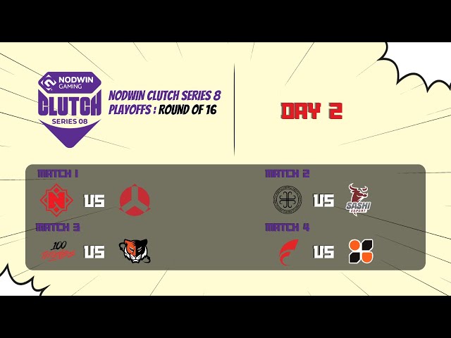 🔴 [LIVE] Fokus vs Oxuji | Playoffs | NODWIN Clutch Series 8 #cs2live
