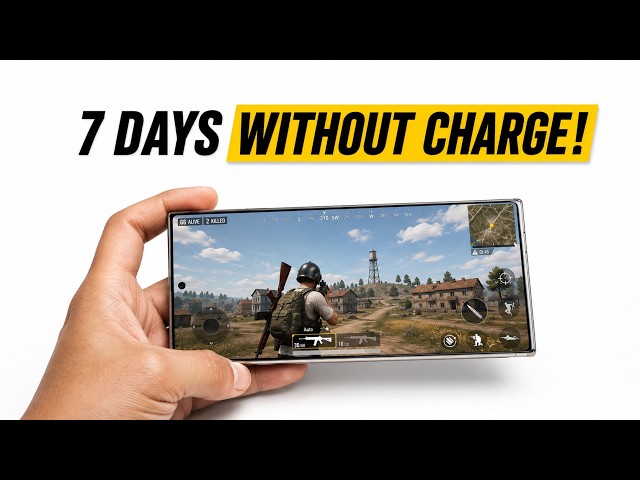 WHY CAN'T WE MAKE SMARTPHONE BATTERY WORK FOR A WEEK?
