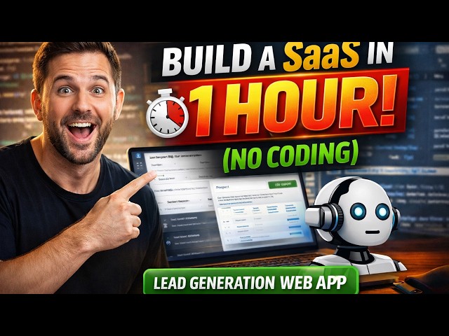 Watch Me Build a Profitable SaaS Live in 1 Hour! (No Coding)