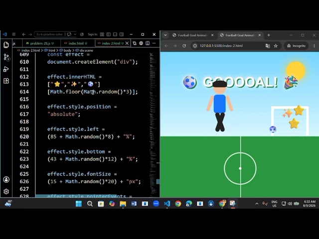 Want to see more satisfying coding creations like this? Follow me and stay tuned! 💻🔥