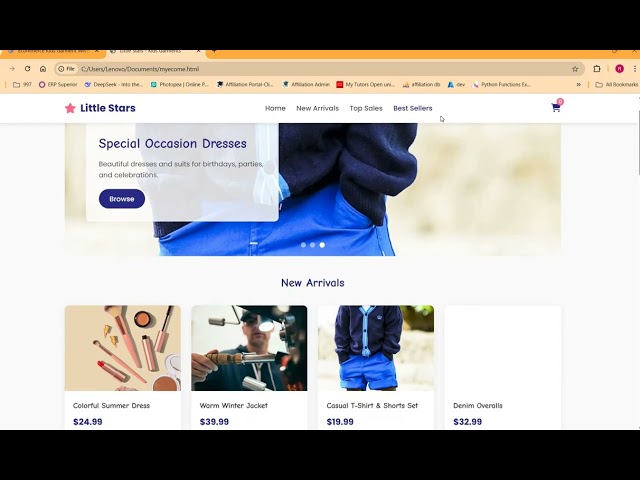 Build an E-Commerce Website in Minutes with AI (Using DeepSeek LLM) – No Code!