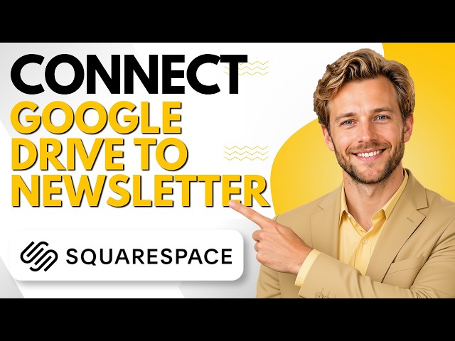How to connect google drive to form newsletter in Squarespace (Easy Tutorial)