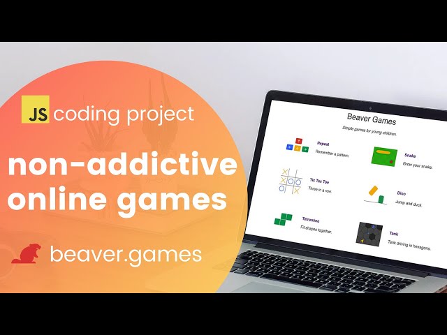 Beaver Games: Non-addictive online games | JS Coding Project