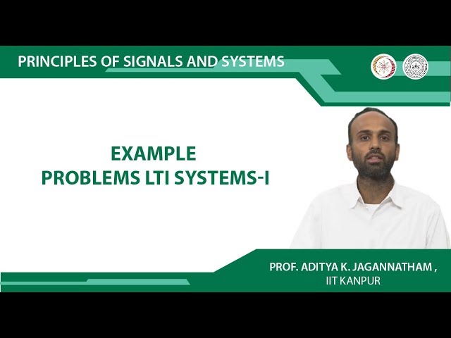 Example Problems LTI Systems-I