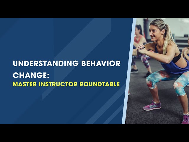 Understanding Behavior Change