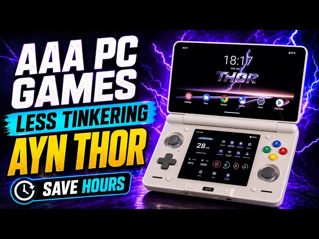 AAA PC Games on AYN Thor With LESS Tinkering! including Stable Palworld + Easy Setup Guide