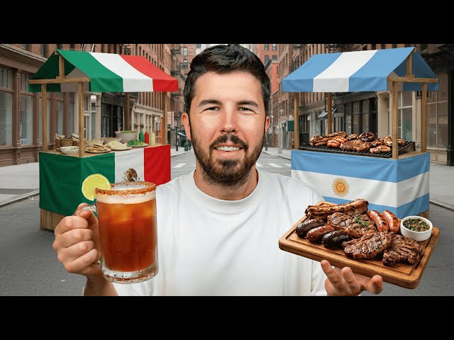 Probé la Comida Callejera de Cada País!