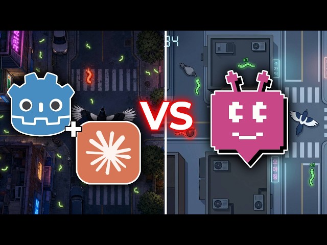 Godot + Claude Fable 5 vs Chatforce: Do You Even Need a Game Engine?