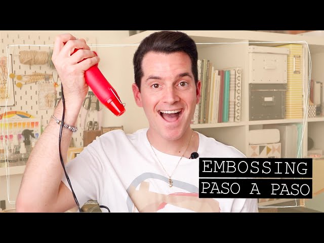 Cómo hacer EMBOSSING PASO A PASO | Consejos, materiales y técnicas