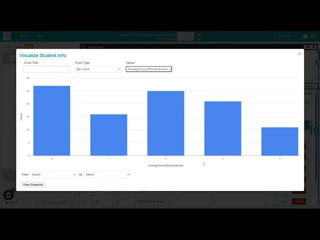 Computer Science Principles Unit 5: Lesson 3  - Filtering and Cleaning Data