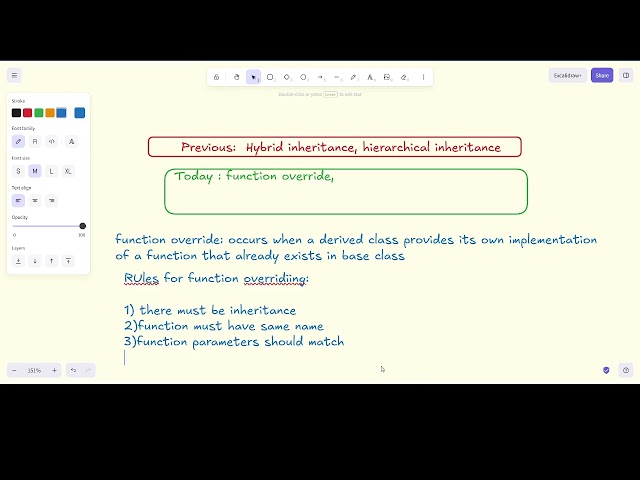 #22  Function Overloading and overridding