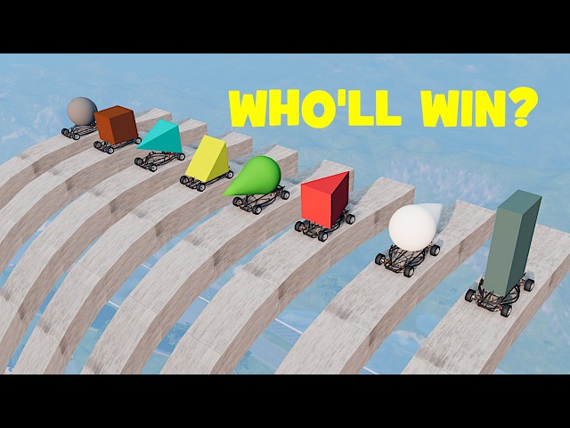 Which shape is faster in car aerodynamics?