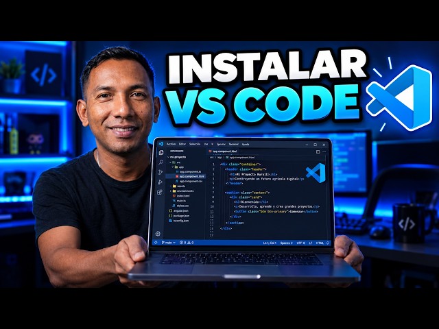 Cómo INSTALAR VISUAL STUDIO CODE desde CERO en 2026 (Paso a Paso + Extensiones)