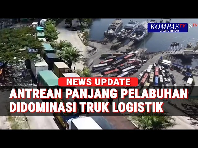 Long Queues at Ketapang and Ciwandan Ports, Dominated by Logistics Trucks!
