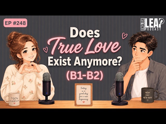 English Podcast For Learning English | B1-B2 | Does True Love Exist Anymore | Conversation Practice