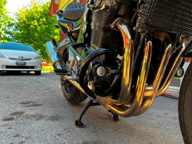 1999 Bandit 1200S - Renntec Engine Guards Installation