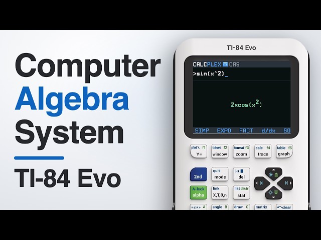 How to Get a CAS on the TI-84 Evo (Derivatives, Solve, Expand)