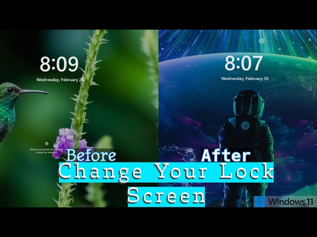 Quick Tech Tips: Changing Your Windows 11 Lock Screen