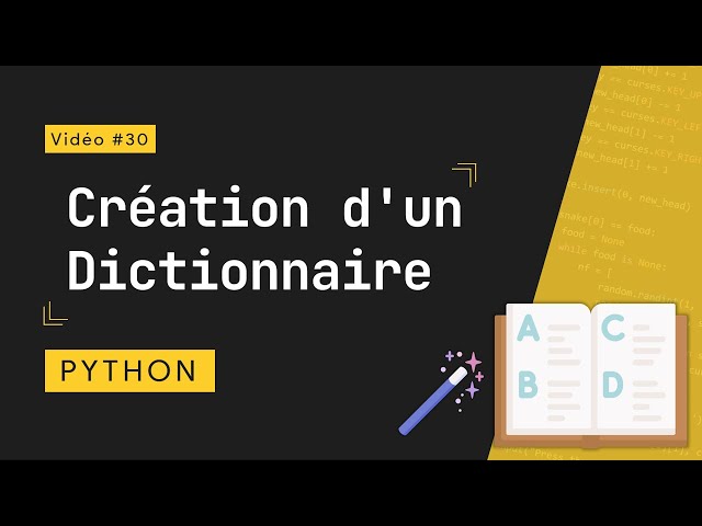 Python 30: Create a Dictionary in Python