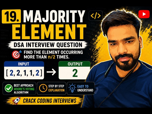 Majority Element | DSA Interview Question | JavaScript | #video #shorts #tech