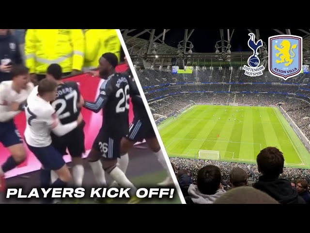 9000 VILLA FANS GO INSANE as PLAYERS FIGHT! | Tottenham Vs Aston Villa *VLOG 