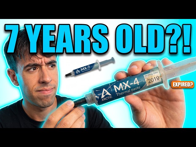 Does Thermal Paste Actually Expire? - I Tested 7-Year-Old Arctic MX-4