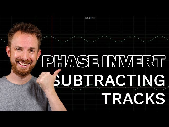 Phase Invert for Subtracting Audio Tracks