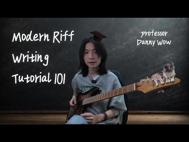 How to write a modern riff from scratch (Modern Riff Writing Tutorial 101, even idiot can learn)